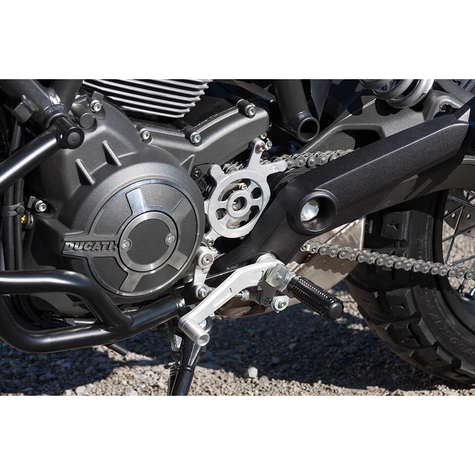 LSL Schalt/Bremseinheit Ducati Scrambler, schwarz