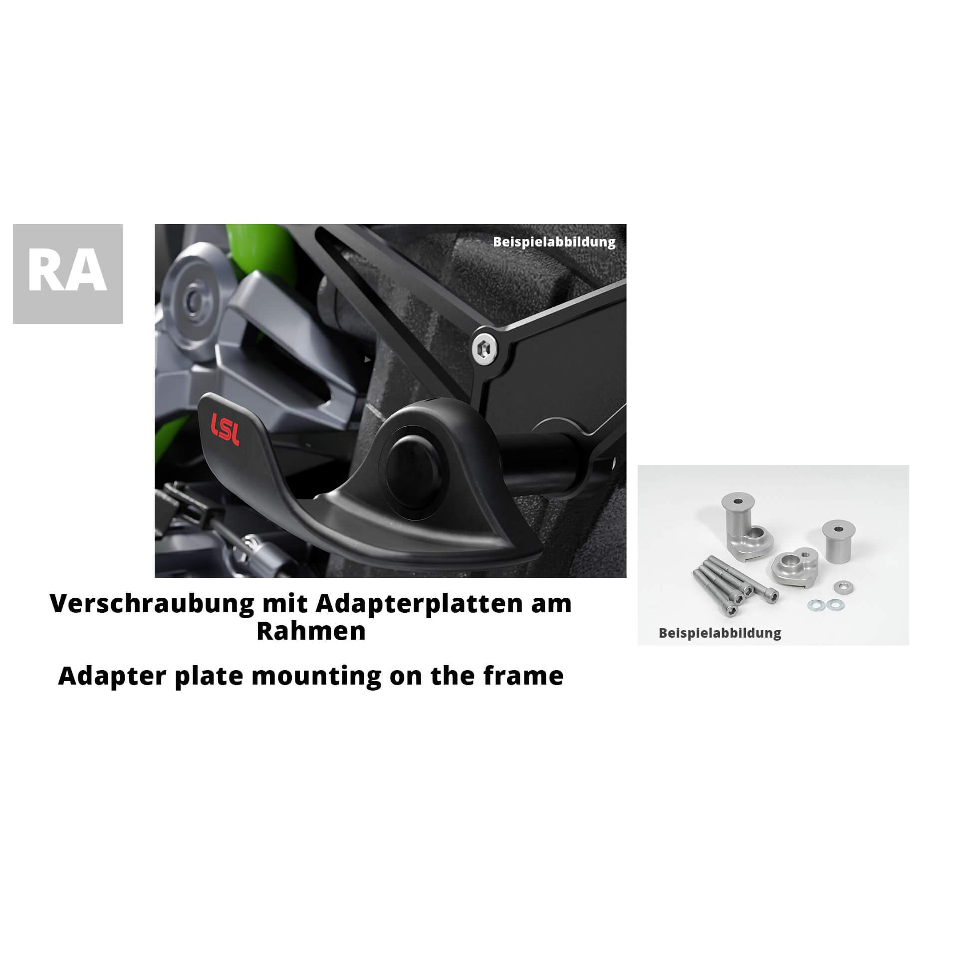 lsl Vervangstuk SlideWing Kit 550B032.3, BMW F800S/R